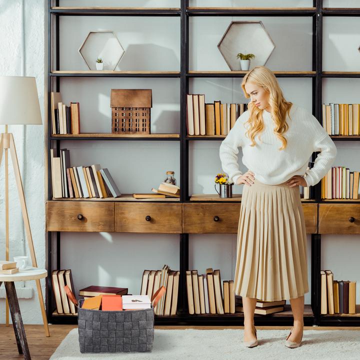 Produktbild Relaxdays Aufbewahrungskorb (1 x, 40 x 30 x 26 cm)