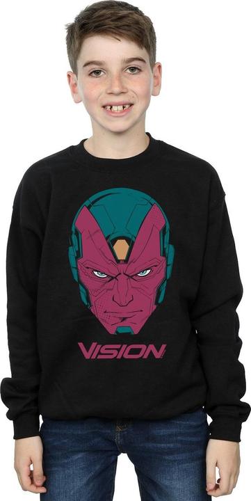 Actual product image Boys Avengers Vision Head Sweatshirt (140, 146)
