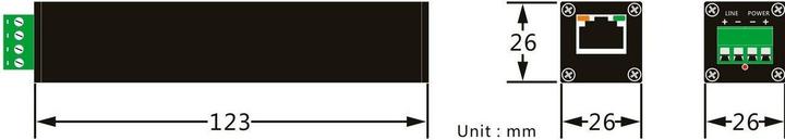 Produktbild Allnet Medien Konverter Netzwerk & PoE over 2 Wire Set AF "ALL-MC302P2WIRE-Set" inkl. externes Netzt (802.3af (PoE), 27 W)