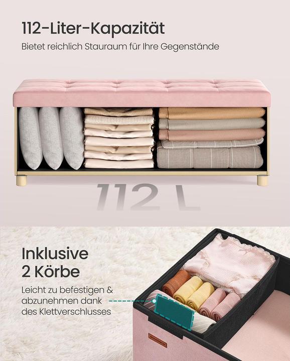 Image du produit Songmics Coffre-siège (110 cm)