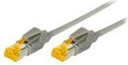 Actual product image Tecline Patch cable S/FTP, PiMF, Cat 6a, grey, 1.5 m For 10 Gigabit/s, halogen-free, with Draka cable and (PiMF, S/FTP, CAT6a, 1.50 m)