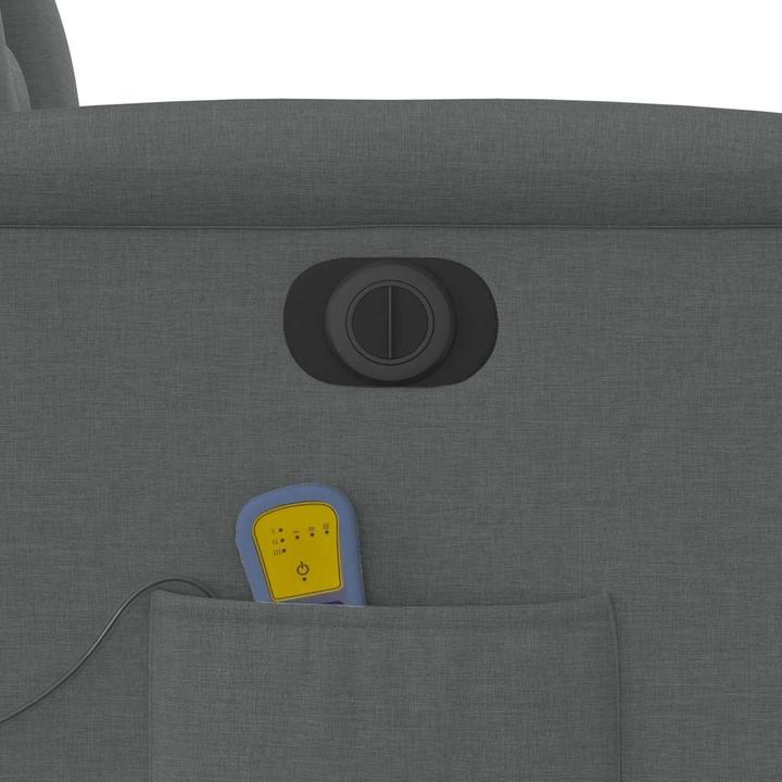 Produktbild vidaXL Massagesessel Elektrisch Dunkelgrau Stoff