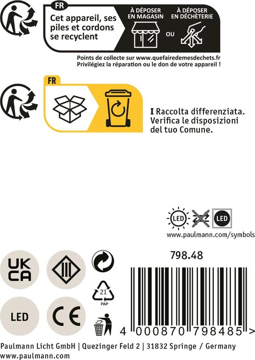 Actual product image Paulmann House number (20 lm, IP44)