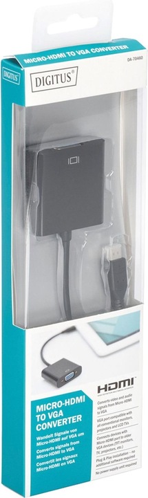 Produktbild Digitus Micro-HDMI zu (VGA, Klinkenbuchse, 10 cm)