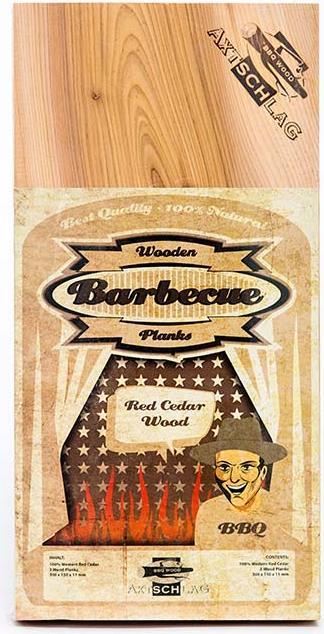 Produktbild Axtschlag Räucherbrett Zeder