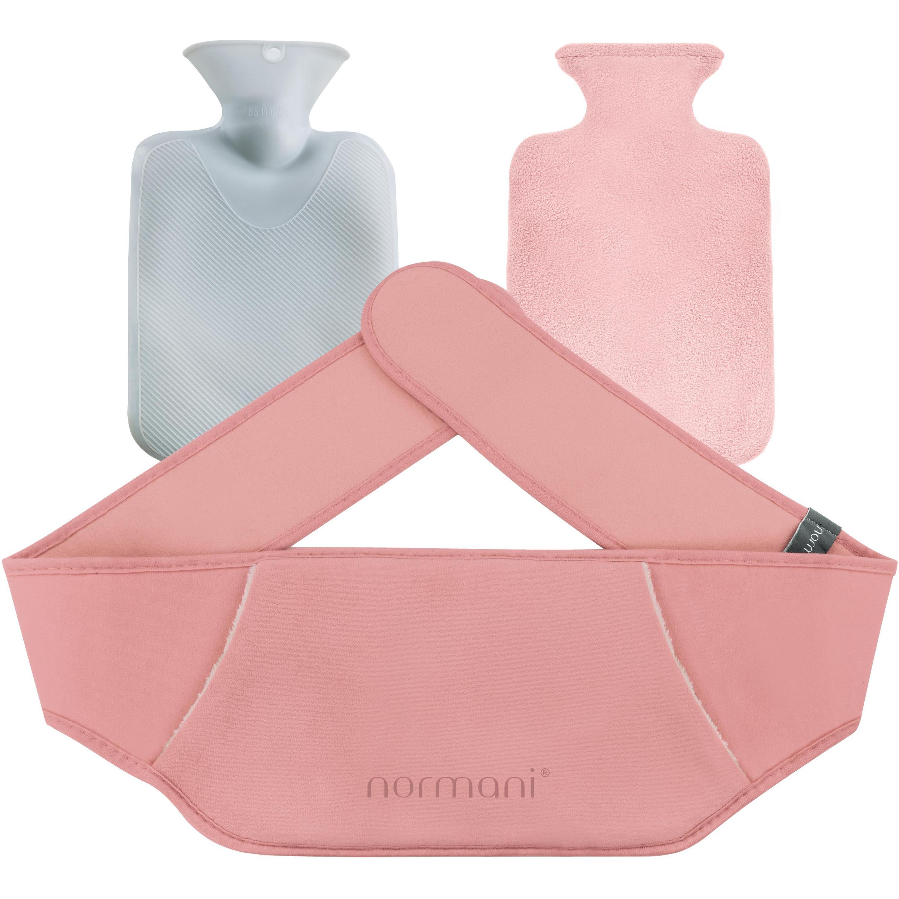 Normani, Bettflasche, Wärmflasche mit Gürtel extra gross (0.75 l)