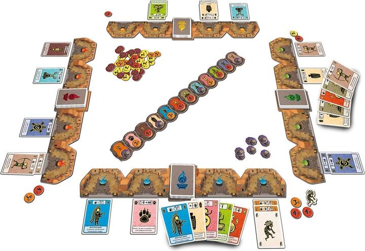 Produktbild Queen Games 10620 - Kokopelli - Kartenspiel (DE-Ausgabe) (Englisch, 2 - 4 Spieler)
