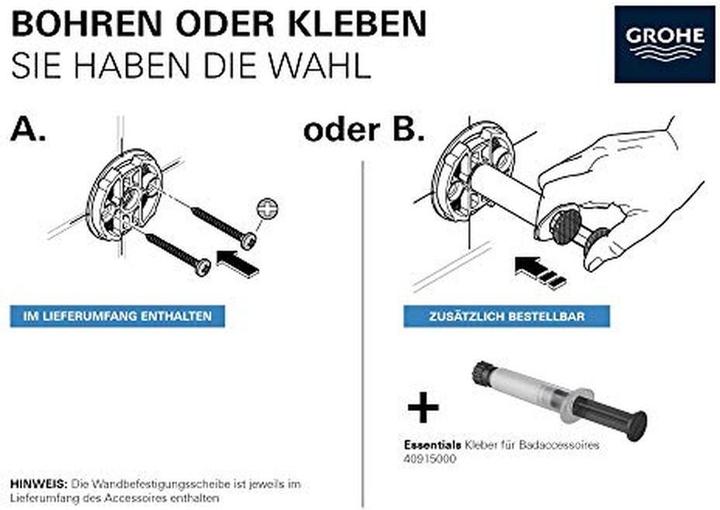 Productafbeelding Grohe Zeepdispenser met houder Essentials supersteel 40448DC1