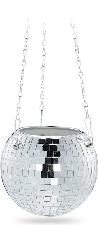 Produktbild Relaxdays Discokugel-Pflanzentopf (15 cm)