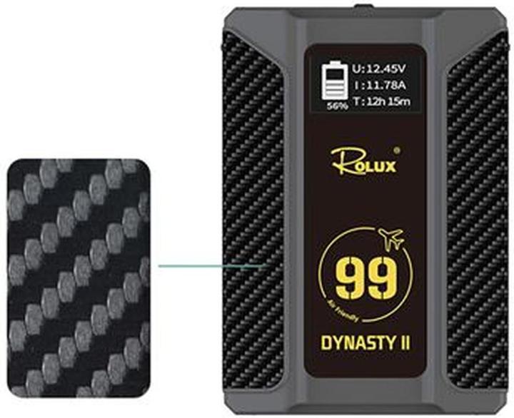 Produktbild Rolux V-Mount Akku Dynasty II (1 Stk., Gerätespezifisch, 6900 mAh, Akku)