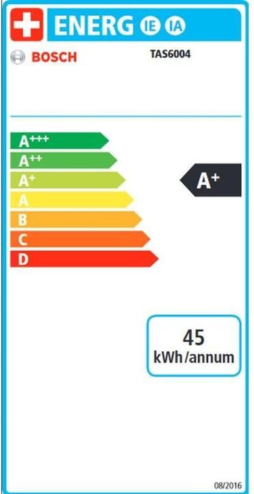 Energie-Label Bosch Hausgeräte My Way (Tassimo)