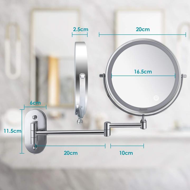Actual product image Auxmir Make-up mirrors (40 x 2.5 x 28 cm)