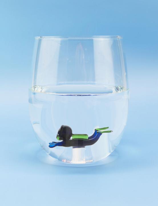 Immagine prodotto Winkee Bicchieri per bere - Scuba Diver fatti a mano (1 x)