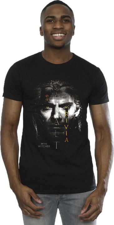 Produktbild Netflix The Witcher Geralt Glowing Eyes TShirt (M)