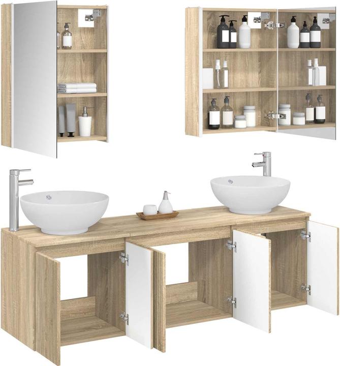 Produktbild vidaXL Badezimmerschrank-Set