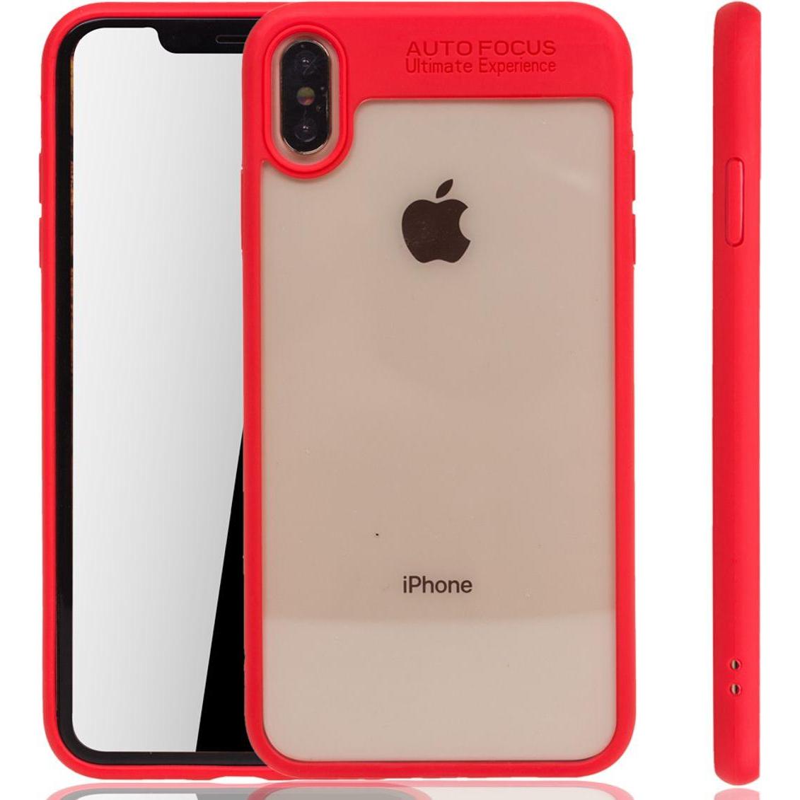 König Design Apple iPhone XR Hülle Case Handy Cover Schutz Tasche Schutzhülle Etuis Rot Neu (Apple iPhone XR), Smartphon...