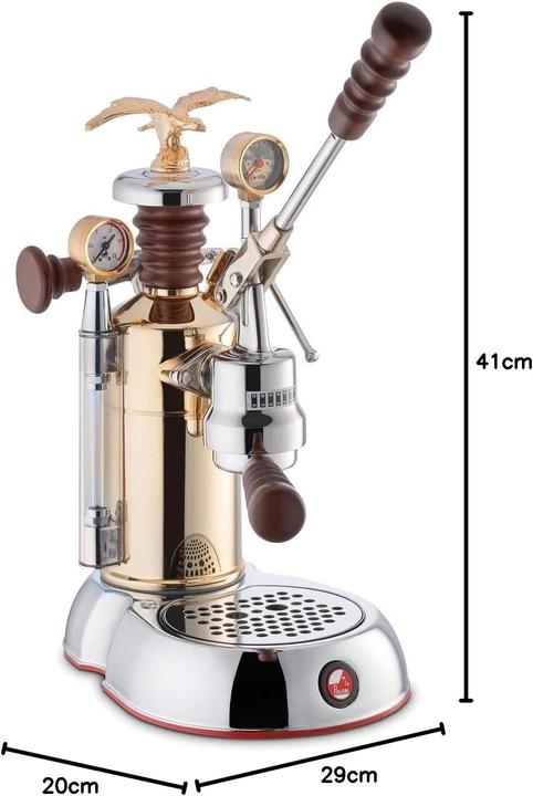 Actual product image La Pavoni LPLESC01EU, espresso machine Esperto Competente, Chrome/or