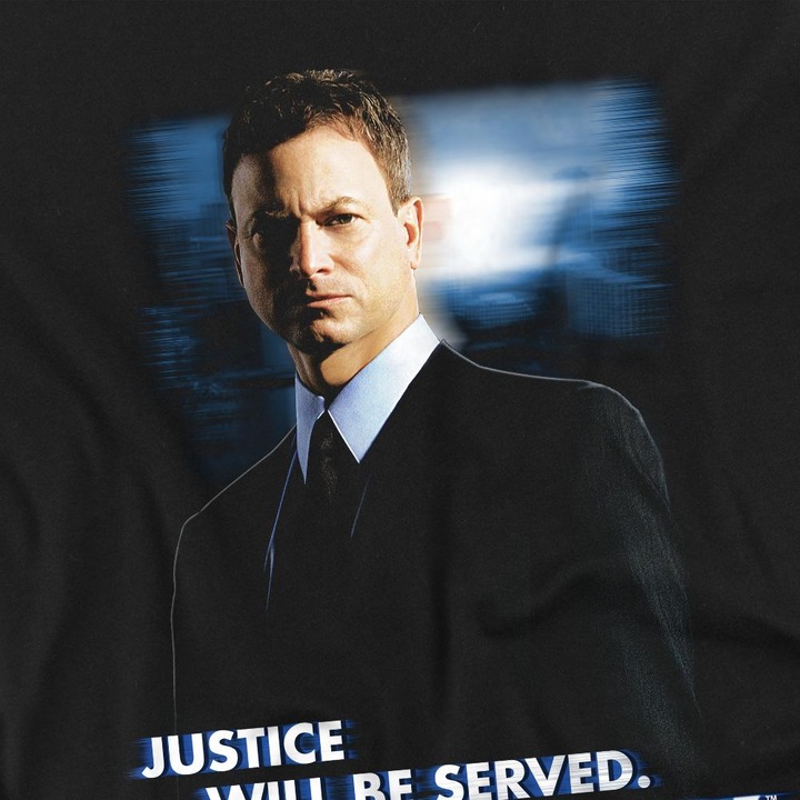 Actual product image Csi: NY Mens Justice Served T-Shirt (4XL)