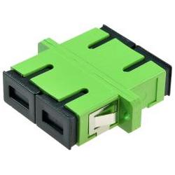 No Name Adapter światłowodowy jednomodowy SM SC/APC duplex ALANTEC, Netzwerkkabel