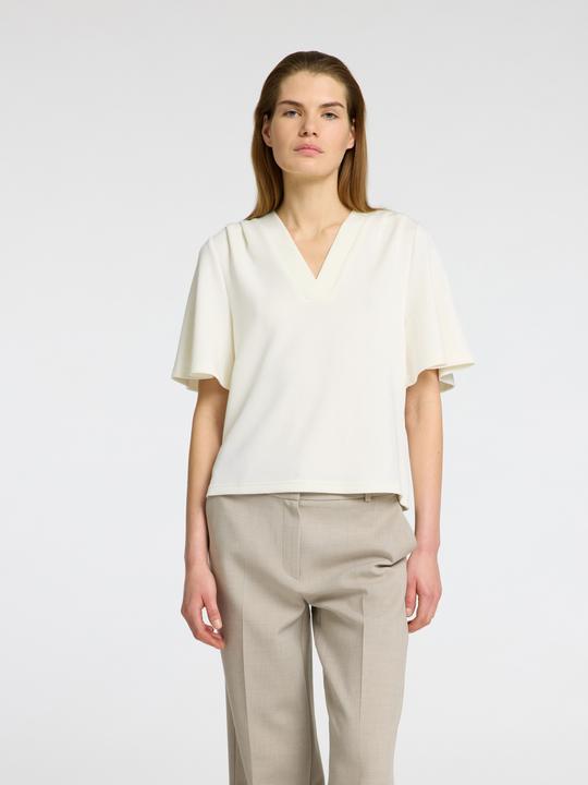 Actual product image Selected Femme Slftenny Ss V-Neck Top Noos (XS)