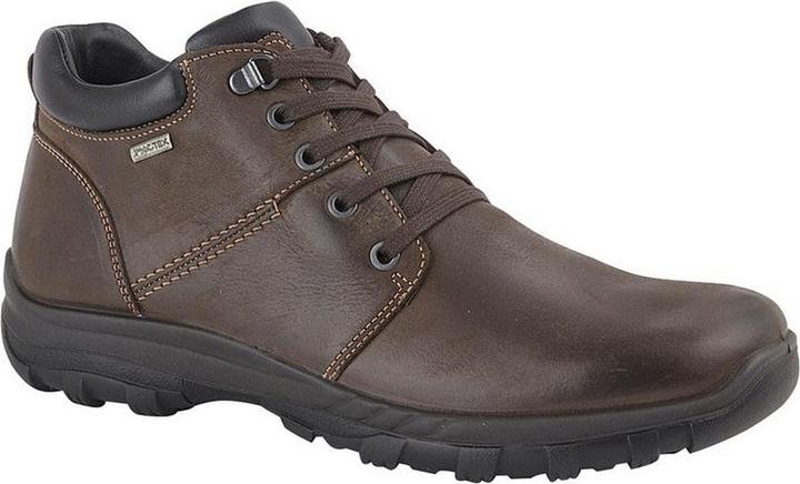 Actual product image IMAC Mens Leather 4 Eye D Ring Laced Ankle Boot (43)