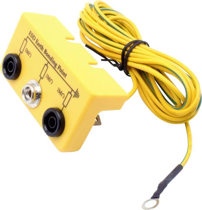 Actual product image Quadrios ESD earthing box 3.00 m socket, push button 10 mm