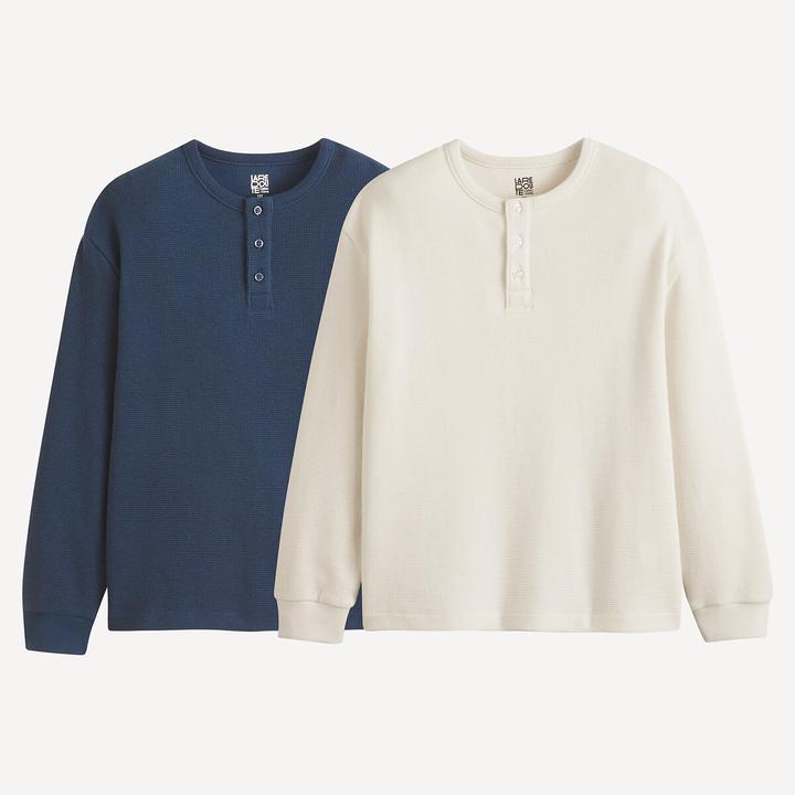 Produktbild La Redoute Collections 2er-Pack Langarmshirt (110)