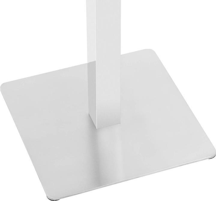 Produktbild Royal Catering Bistrotisch eckig 60 x 60 cm Sitzhöhe 75 cm Edelstahlsäule Bistro Tisch Outdoor (60 x 60 cm)