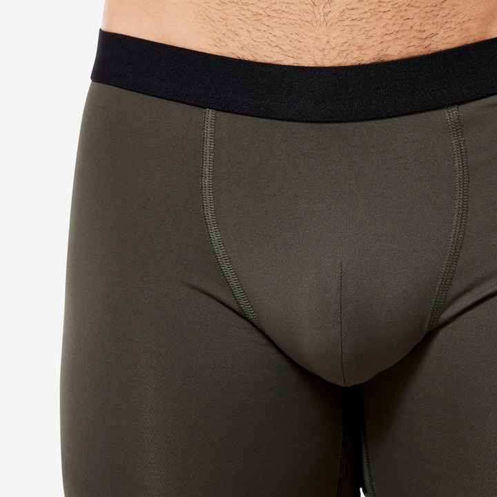 Actual product image Decathlon Functional pants boxer shorts men's breathable 3-pack - navy/blue/khaki (M, pack of 3)