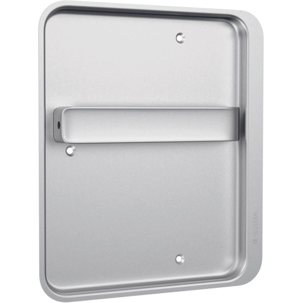 Heusser, Türgriff + Fenstergriff, Einlass-Flachdrücker Serie 9 (Türgriff)