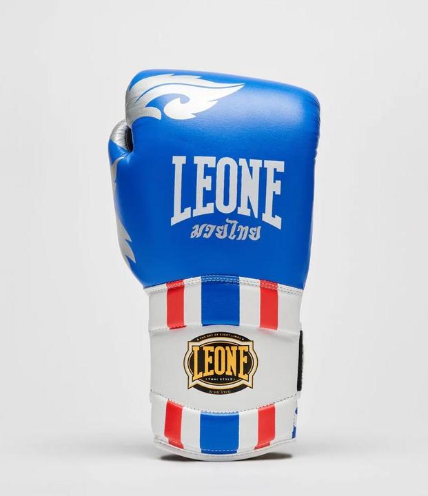 Actual product image Leone Boxhandschuhe Thai Style GN114 Blau (12 OZ, One size)
