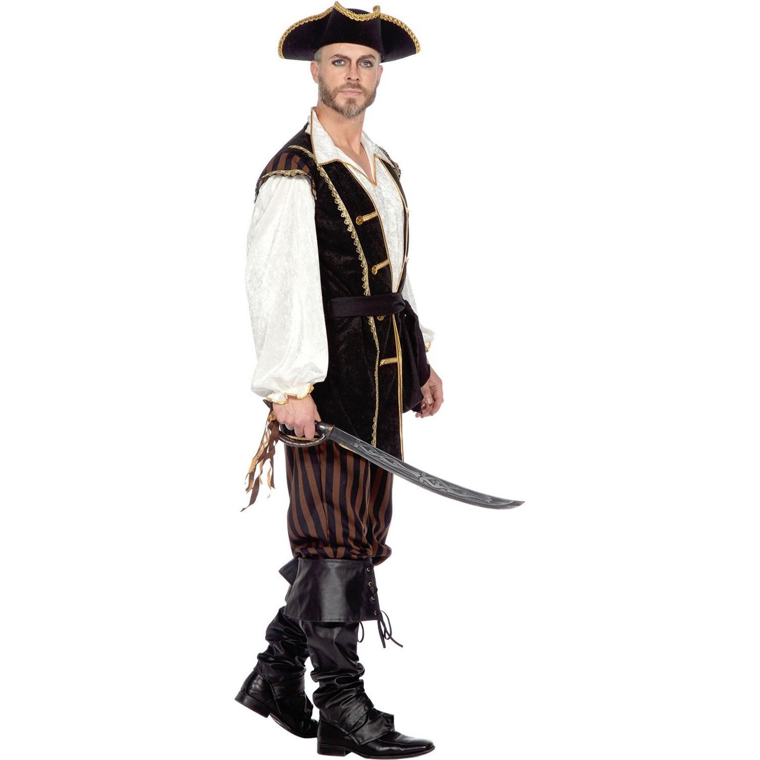 Thumbnail - Metamorph Piratenoutfit für Männer braun (58)