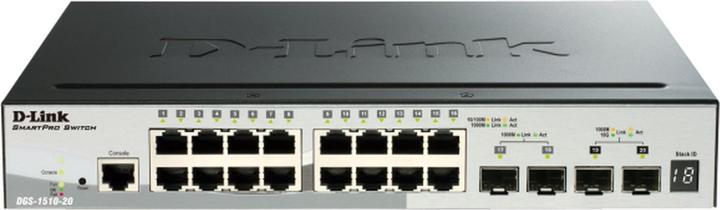 Actual product image D-Link DGS-1510-52XMP 52-Port PoE+ Smart Managed Gigabit Stack Switch 4x10G (52 ports)