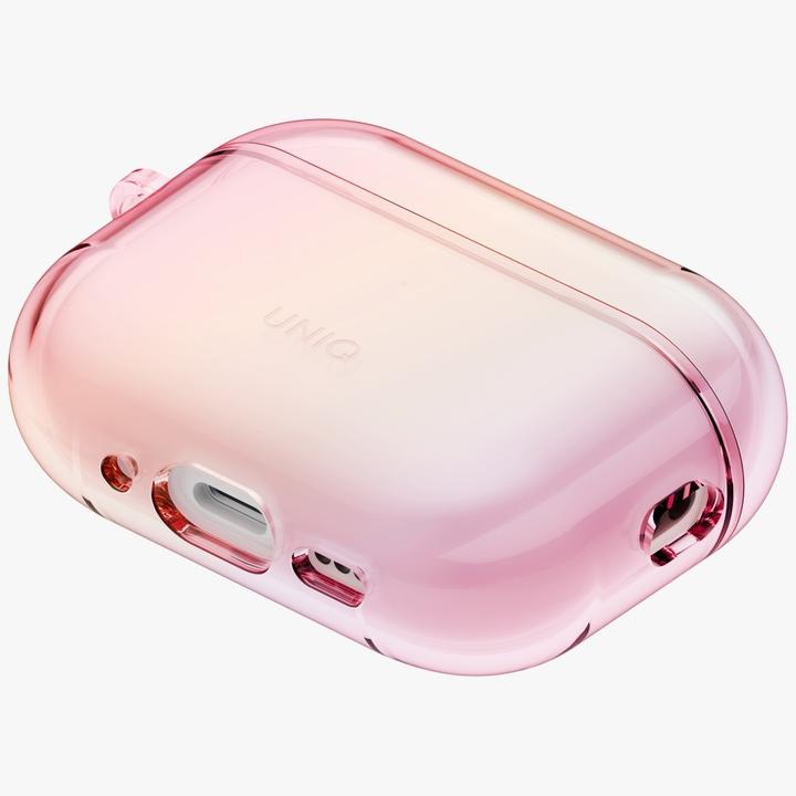 Actual product image Uniq Case Iridescia for AirPods Pro 3 Hang Case pink prism (Headphone sleeve)