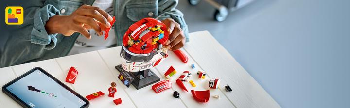 Productafbeelding LEGO Ferrari HP Charles Leclerc helm (43014, LEGO Edities)