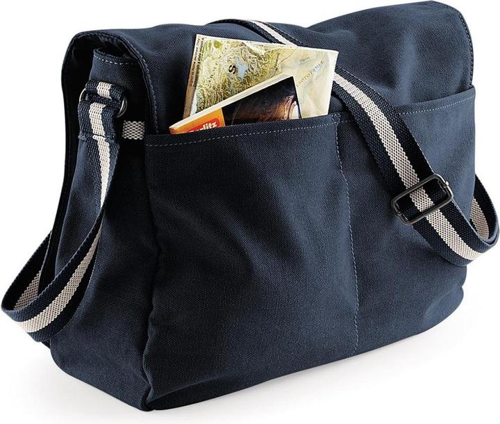 Actual product image Quadral Vintage Canvas Despatch Bag - 14 Litres