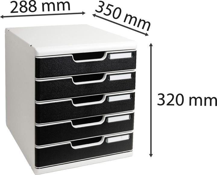Produktbild Exacompta MODULO A4 - 5 Schubladen (A4)