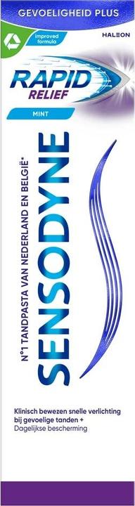 Produktbild Sensodyne Toothpaste Rapid Relief Effective Relief For Sensitive Teeth (75 ml)