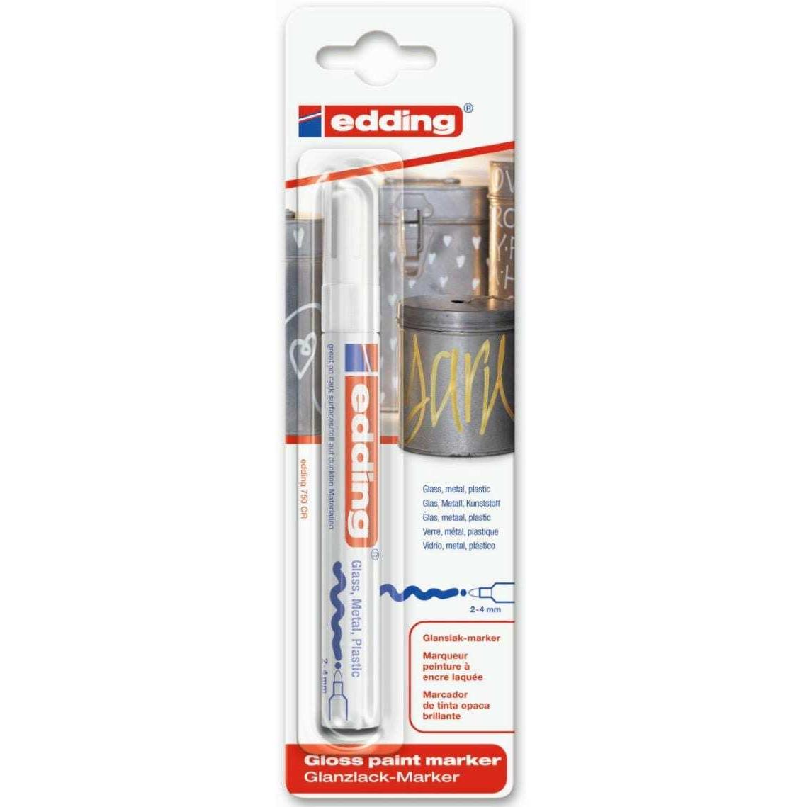 Edding, Marker, 750 (Weiss, 4 mm, 1 x)