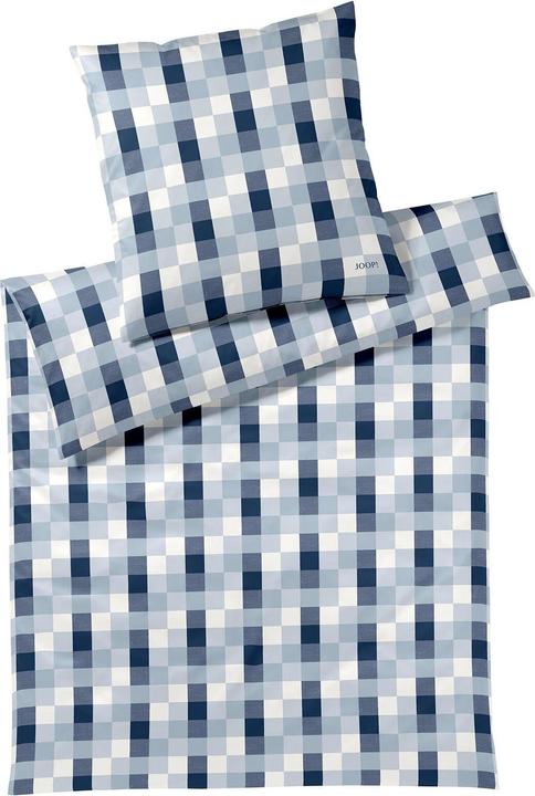 Produktbild Joop! Living JOOP Mako-Satin Bettwäsche Mesh sky (Bettwäsche Set, 155 x 220 cm, 40 x 80 cm)
