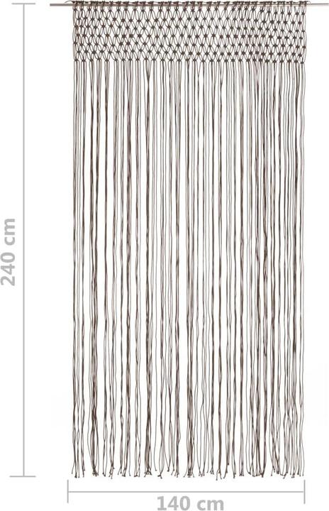 Actual product image vidaXL Vorhang (140 x 240 cm)