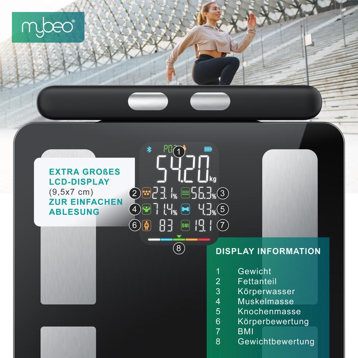 Produktbild Mybeo Körperwaage Smart (180 kg)