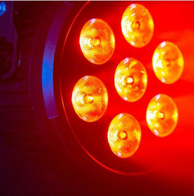 Actual product image Mac Mah Flat Par 7x12W 6in1 (12 W, LED)