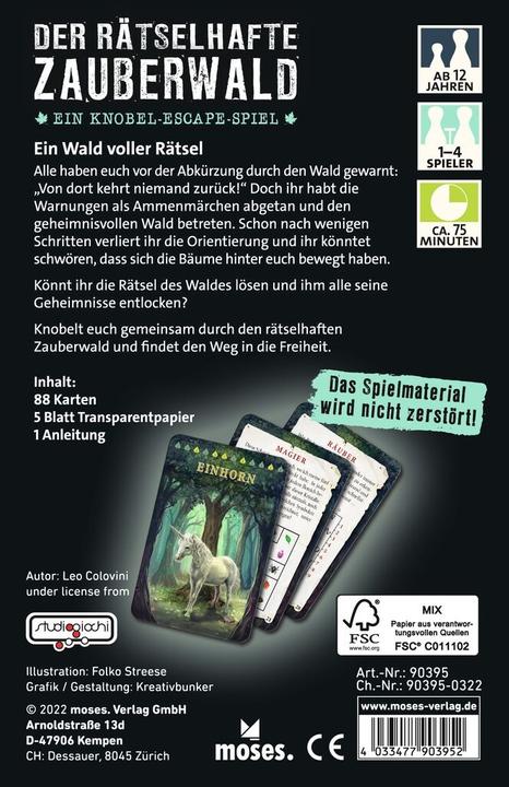 Produktbild Der rätselhafte Zauberwald (Deutsch, 1 - 4 Spieler)