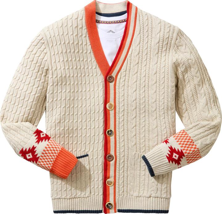 Produktbild Joe Browns V Neck Cable Knit Mix Cardigan (M)