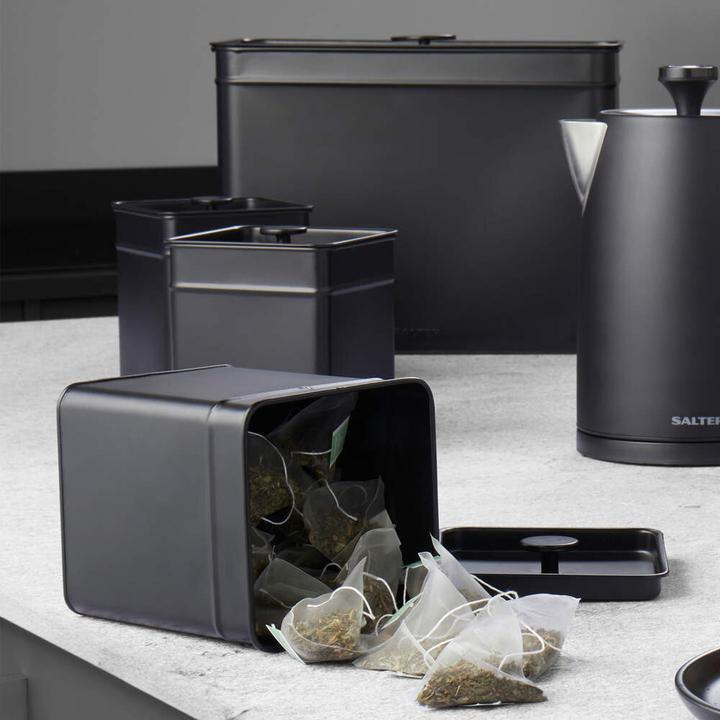 Actual product image Salter BW126141EU7 Kuro 4-Piece Bread Bin & Canister Set (14.20 l)