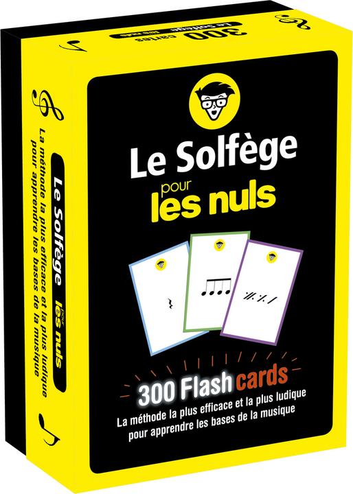 Produktbild Le solfège pour les nuls : 300 flashcards (Französisch, Hugo Prigent)