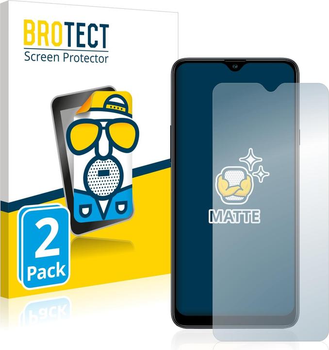Produktbild BROTECT Entspiegelungs-Schutzfolie Displayschutz Matt (2 Stück, Samsung Galaxy A20s)