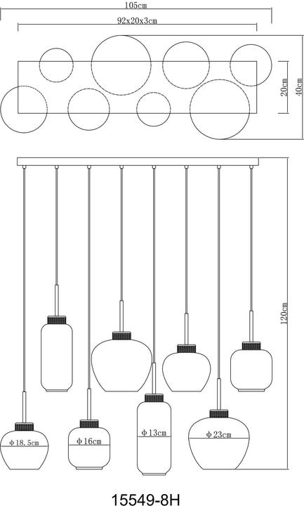 Actual product image Globo Matt (E27)