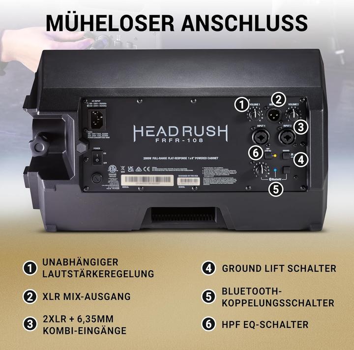 Produktbild Headrush FRFR108 MK2 (Gitarre, 2000 W)